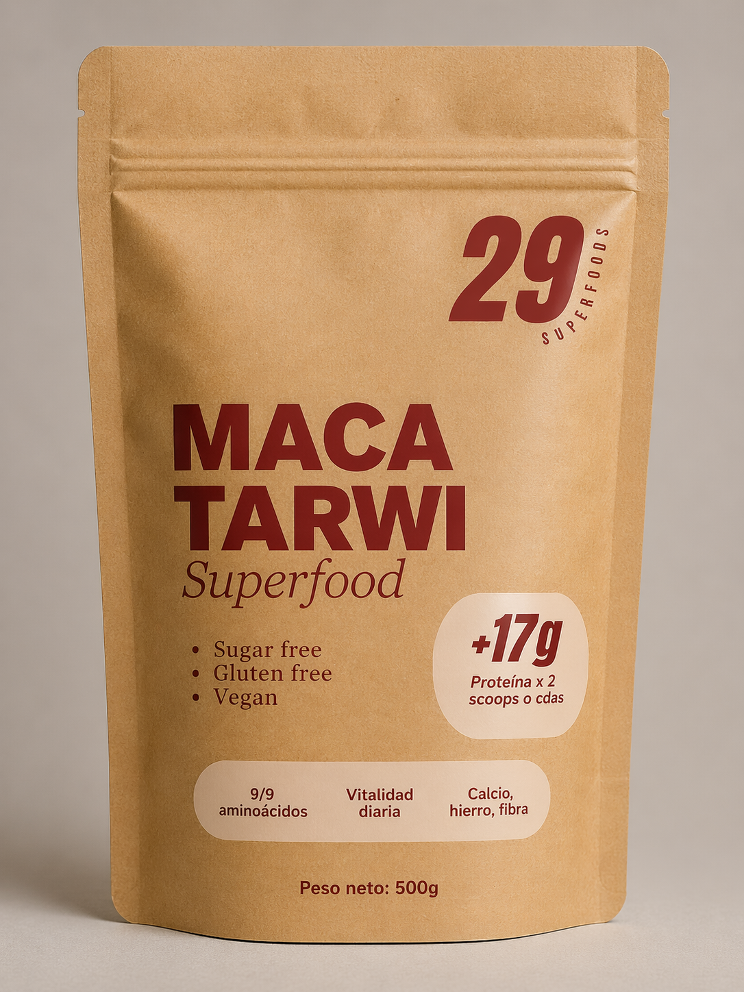 Mezcla energética macatarwi 500g - 29 Superfoods