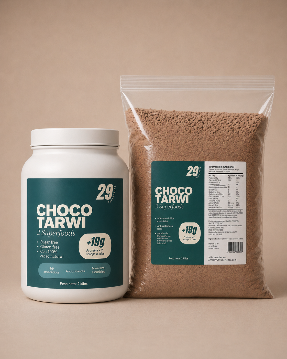 Pack Blend Chocotarwi 4kg