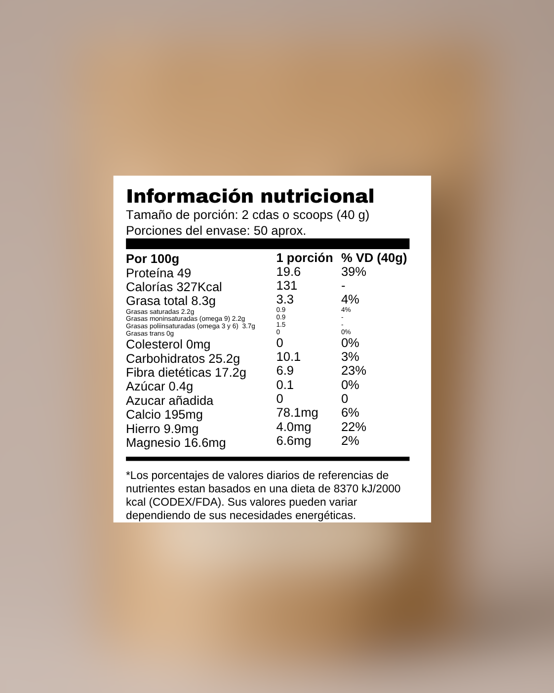 Blend proteico chocotarwi 2kg